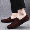 Casual Doudou Shoes Men's Shoes Leather Shoes Breathable Trend One Pedal Lazy Soft-soled Doudou Shoes