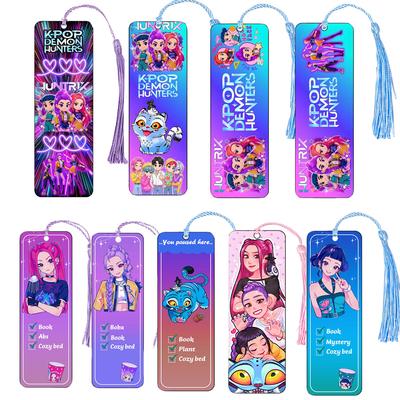Kpop lovci démonov Huntrix Kreslené záložky Anime Roztomilé písacie potreby Milovníci kníh Školské potreby
