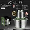 European and U.S. Standard Household and Commercial Electric Meat Grinder, High-Capacity Filling Machine, Garlic Crusher, and Meat Mincer, 5L