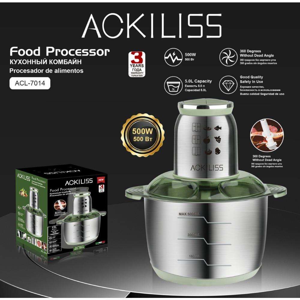 European and U.S. Standard Household and Commercial Electric Meat Grinder, High-Capacity Filling Machine, Garlic Crusher, and Meat Mincer, 5L