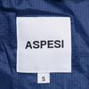 ASPESI [Domestic genuine] 02937N0N03F973 Nylon padded military jacket coat S khakiUsed