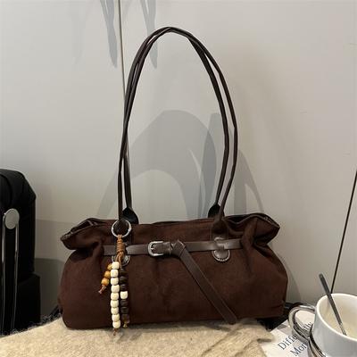 Retro Niche Handbag Autumn New Large-capacity Commuting Simple Shoulder Underarm Bag Tote Bag