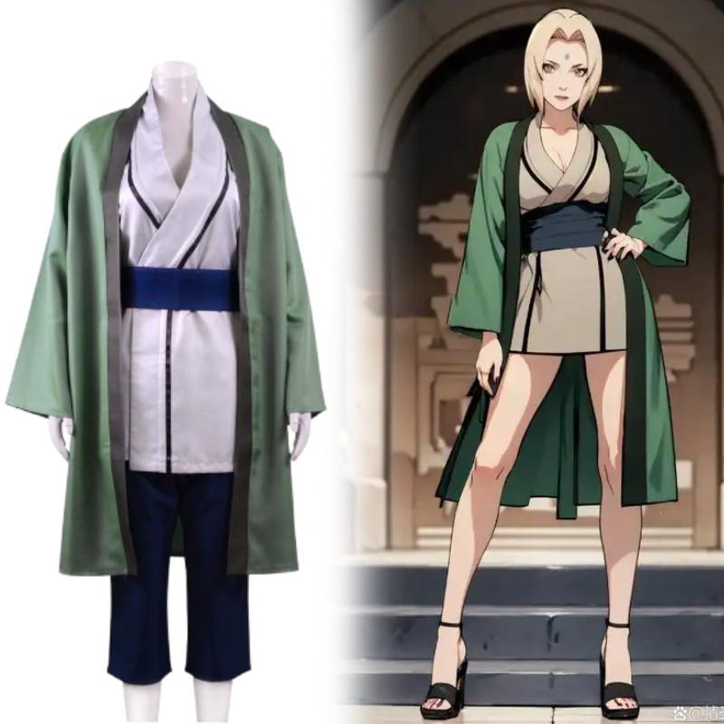Tsunade Cosplay Naruto Costume Anime Role Play Halloween Party Stage Performance