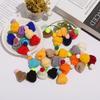 DIY Accessory Mini Christmas Hat DIY Knitted Finger Hat Decorative Wool Hat Gift Wine Bottle Hat Cap10/20/40Packs
