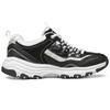 Skechers I-Conik Shock Absorbing Breathable Low-Top Running Shoes Women sneaker Black White 8730041-BKW