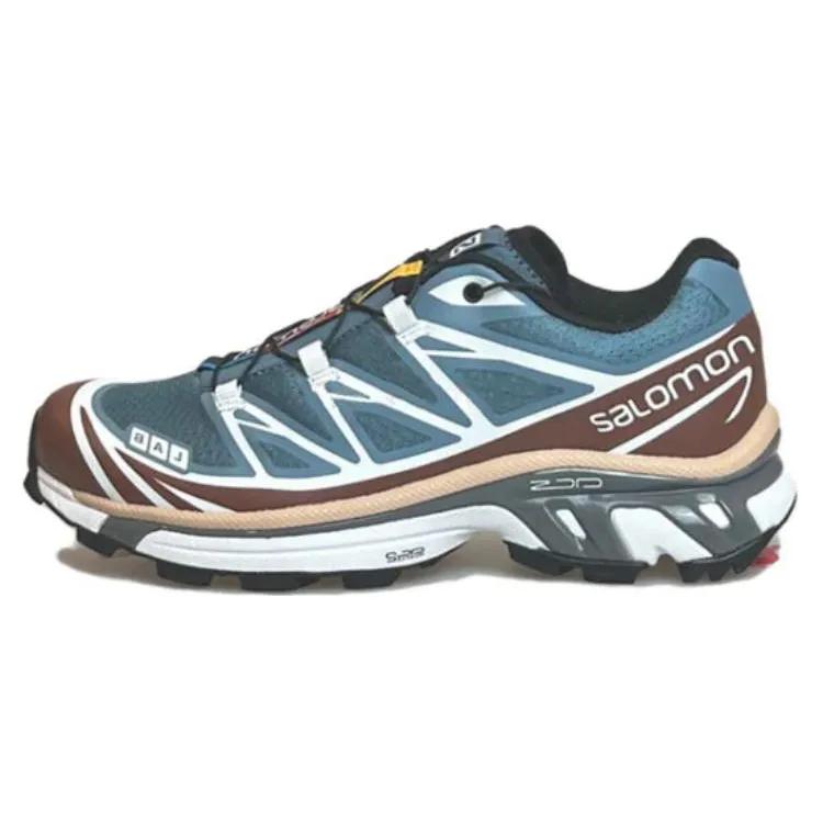 SALOMON XT-6 'Blu Egeo Nocciola' (Unisex) Scarpe da Alpinismo Escursionismo Blu Egeo / Guscio di Tartaruga / Nocciola L47293100