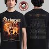 Sabaton Legendary Tour Europa 2025 Legends Of Vienna Österrike Pop Up Shop T-shirt Unisex T-shirt