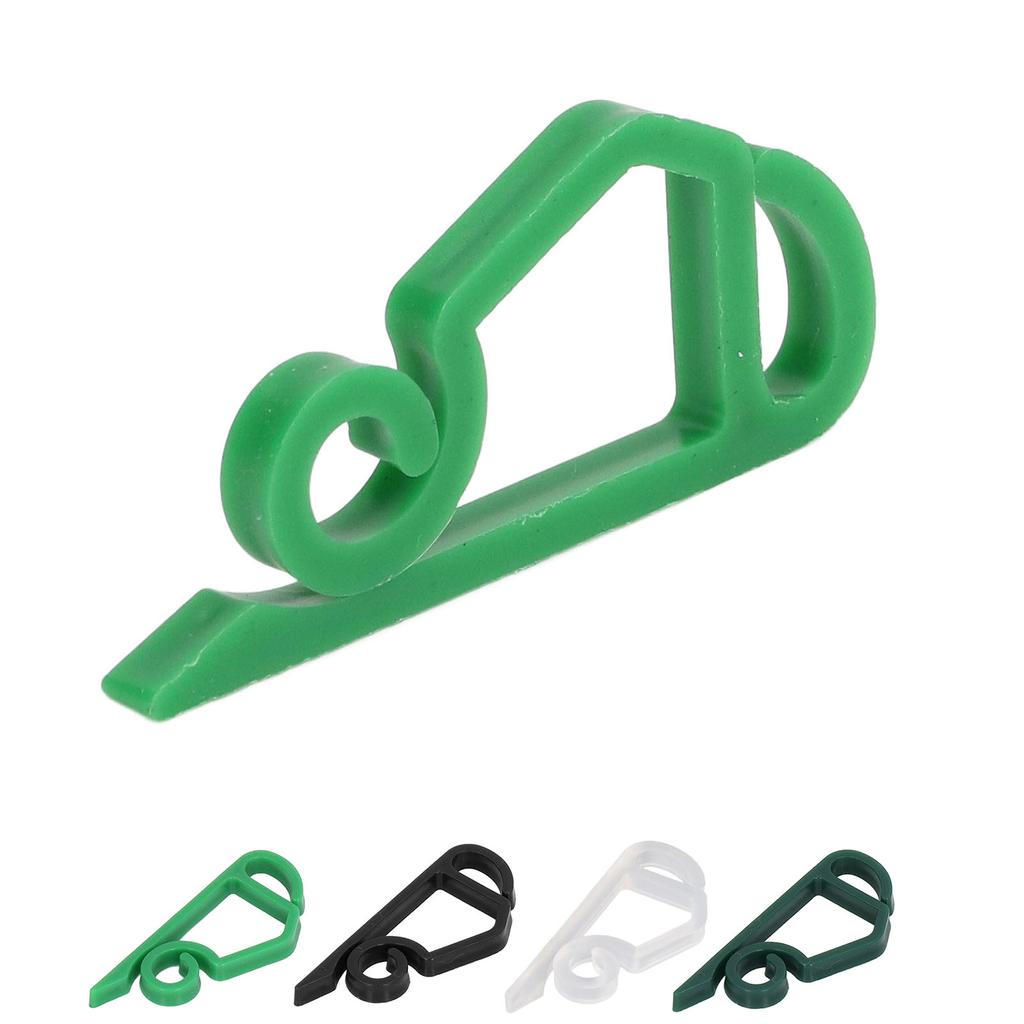 100 Stück Weihnachtslichter Rinnenklemmen Wiederverwendbare Wasserdichte Frostfeste Kunststoff Rinnenklemmen Lichterkette