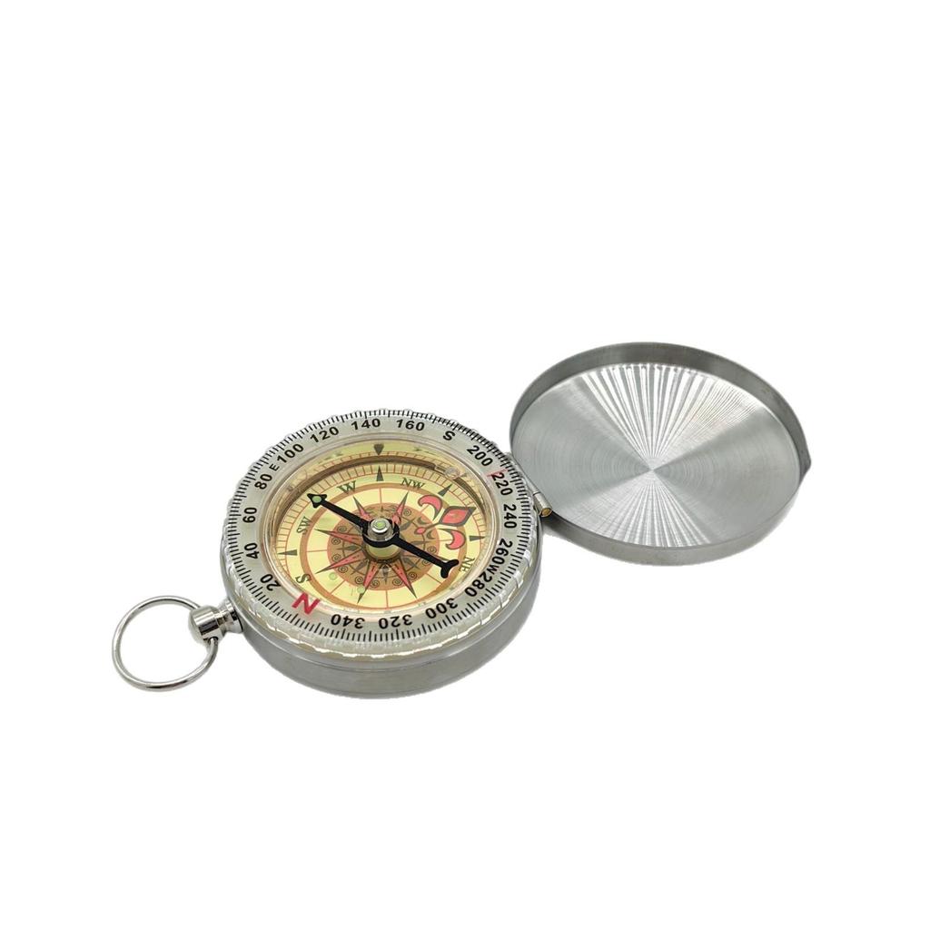 G50 Multifunctional Pocket Compass with Protective Cover for Outdoor Activities
