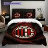 Eredità AC Milan: Set Glory a tre pezzi (1 * copripiumino + 2 * federa, senza nucleo) Set biancheria da letto Copripiumino e federa Morbido e confortevole