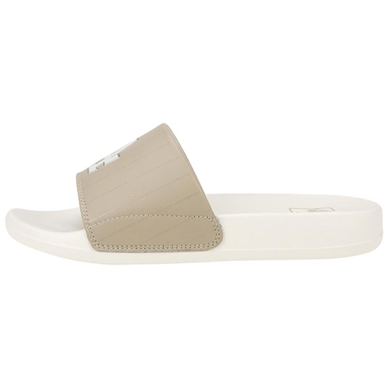 MLB Slipper Rubber Sole Slip Resistant Abrasion Resistant Slide Slippers Unisex Beige Sneakers 32SHH2111-07B 39