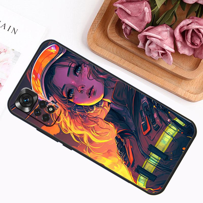 Firefighter Fire Love Case For Xiaomi Redmi Note 13 Pro 14 12 11 9 10 9S 10S 11S 12S Redmi 12C 13C 14C 10C Cover