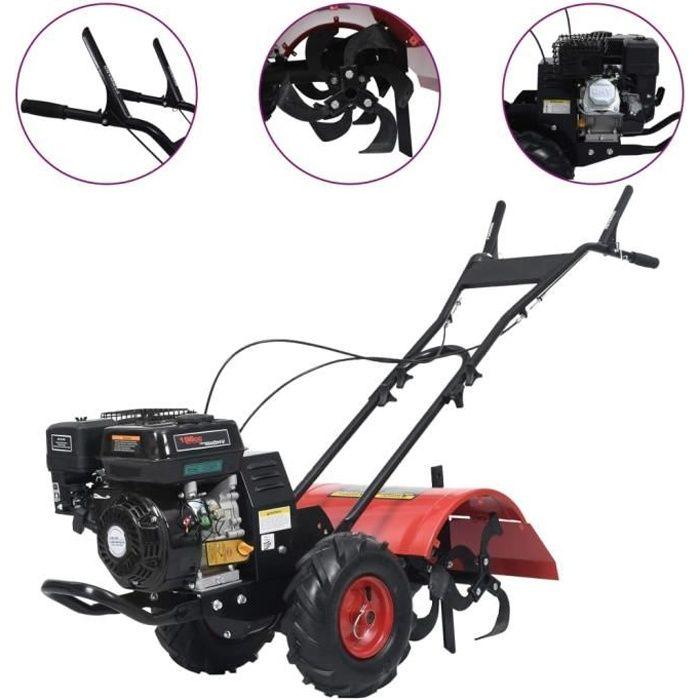 VidaXL Cultivateur à essence 6,5 ch 196 cc