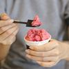 100pcs Disposables Cake Dessert Spoon Plastics Shovel Vintage Shovel Ice Cream Eating Yogurt Spoon  Fashionable Tableware