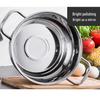 Stainless Steel Double Layer Soup Pot and Steamer for Gas & Induction Cooktops
