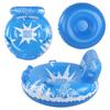 Winter Outdoor Inflatable Ski Rings Toy Floated Skiing Board Accessories for Children Adults