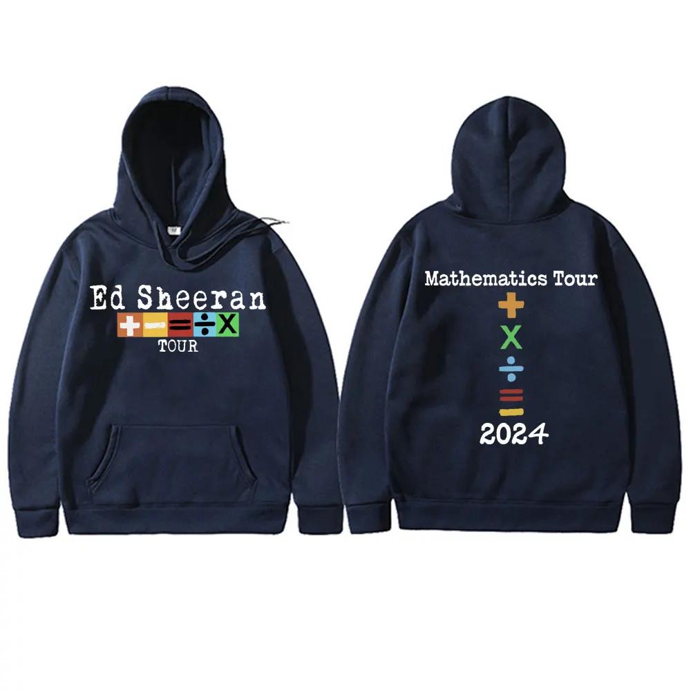 Pop Singer Ed Sheeran Concert Tour Mathematics Hoodie Men Women FleeceSweatshirt Men's Hip Hop  Hoodies