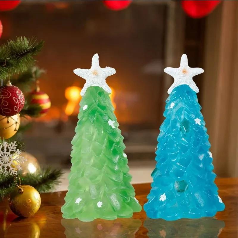 New Christmas Starfish Jade Color Resin Christmas Tree Decorations Resin Crafts Home Decoration Design Decorations