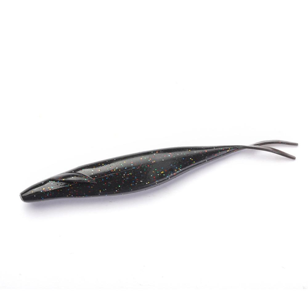 6Pcs Glitter Bionic Fishing Lure 12.7cm Fishing Minnow Lures Premium Sinking Lure  Pike чёрный