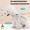 Colorful Dog Harness Padded Breathable Harness Adjustable Rainbow Mesh Pet Puppy Harness for Small Medium Dogs