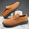 Retro Style Casual Comfort Soft Leather Men's Shoes Low-quality Daily Commuting Shoes Outdoor Soft Sole Anti Slip Driving Shoes