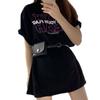 Punk Womens Unique Fashion Uniform Accessory Including Fashionable Chain Waist Belt And Bag Compact