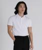 BOASTFIT Signature Cotton Modal Muscle Fit Polo Shirt Paul White