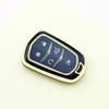 For Cadillac Escalade ESV SRX STS XTS ELR ATS CTS DTS XT5 CT6 2014 - 2018 Car Smart 4/5 Buttons Key Case Cover Bag Shell Fob