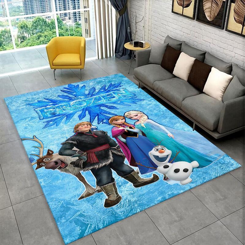 

Cartoon Frozen Elsa Princess Girl Carpet Rug for Playroom Bedroom Living Room Sofa Home Decor,kid Area Rug Non-slip Floor Mat 40x60cm