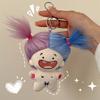 12 Zodiac Constellations Keychain Cute Kawaii Cartoon Stuffed Doll Fashion Bag Charms Phone Car Key Hanging Pendant Birthday Gifts