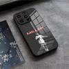 Singer M-Mac Circles Miller Phone Case For IPhone 17 Air 16 E Pro Max 15 14 13 Mini 12 Pro 11 Max Plus Black Glass Cover