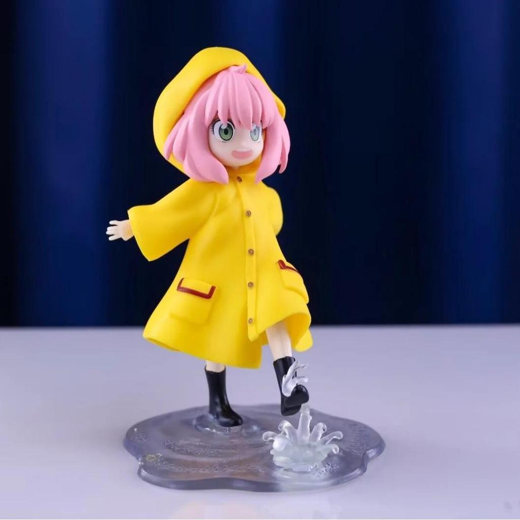 Spy x Family Anya Forger Regenmantel Spritzwasser Figur Ornament