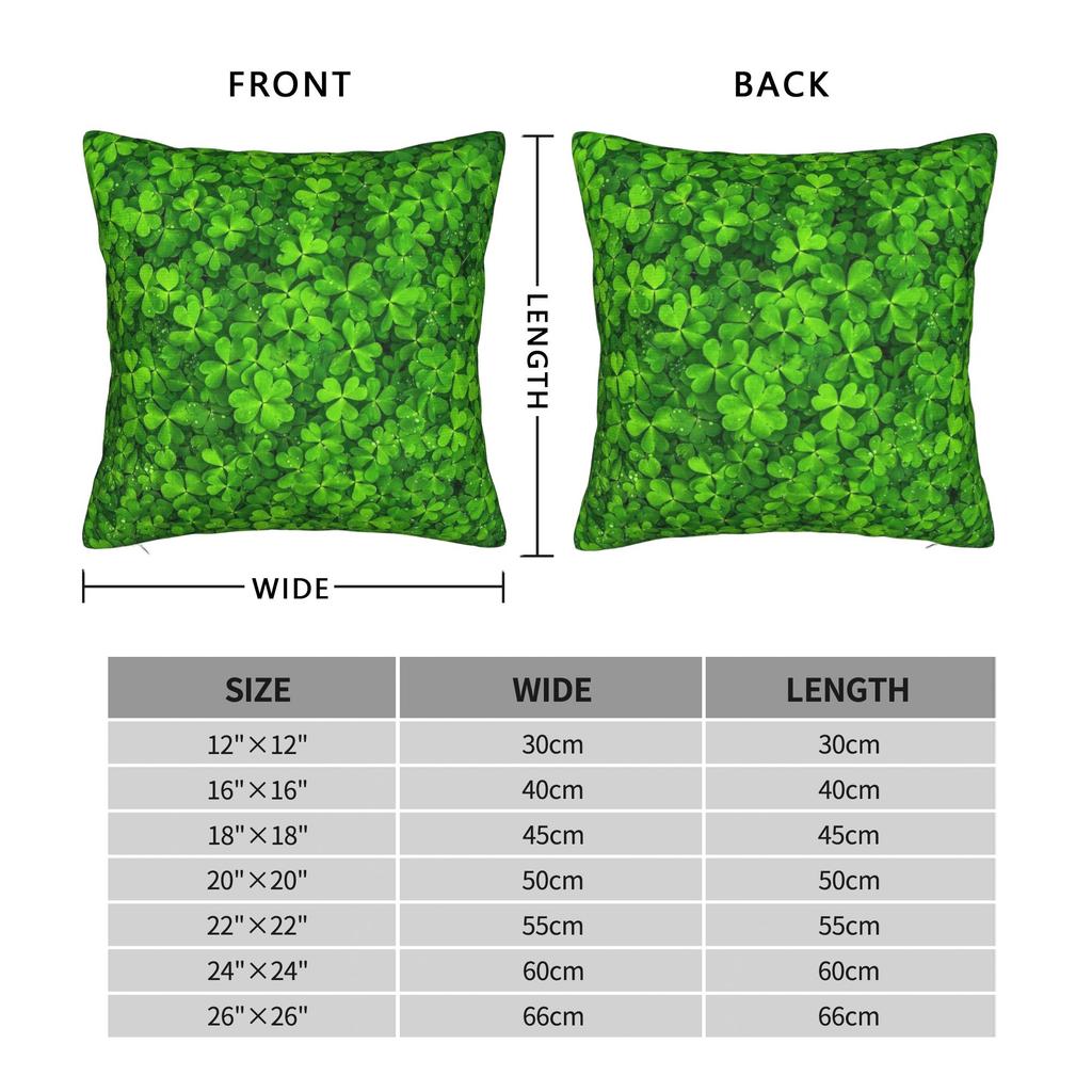 Saint St Patricks Day Pillow Cover Design Cushion Cover Cute Funny Pillow Case For Sofa Bedroom Home Decor