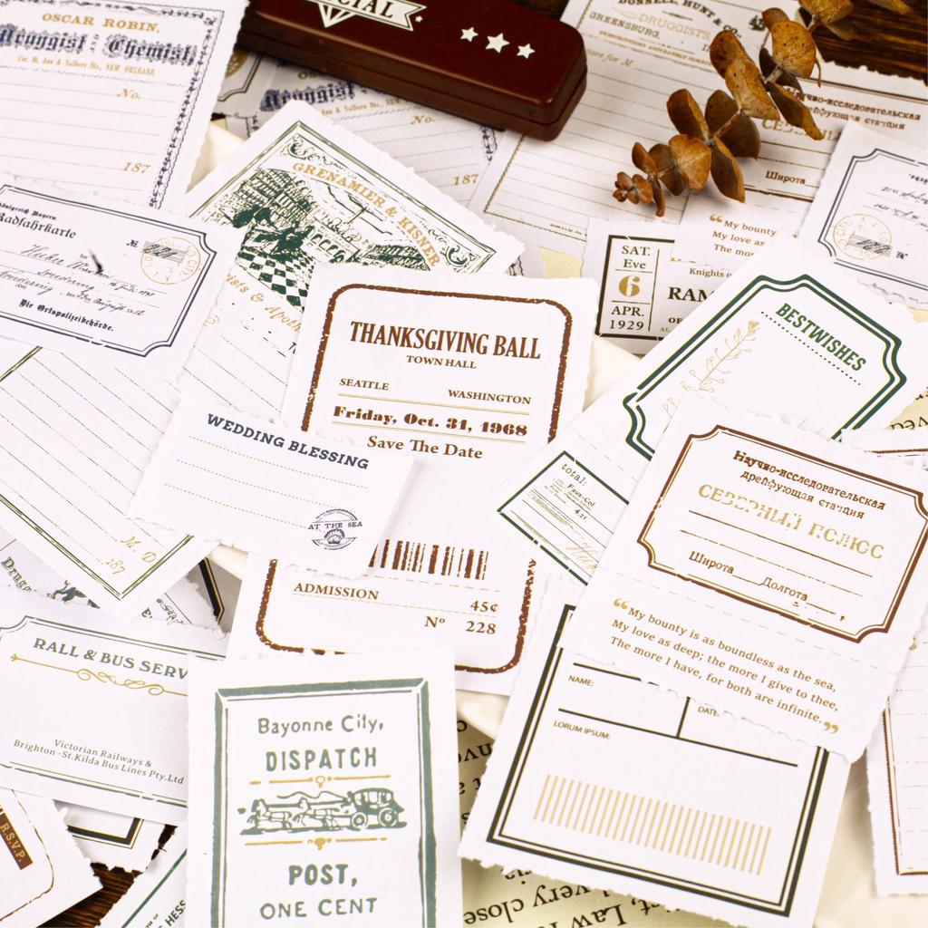 Vintage DIY Cross-Border Sticky Notes for Journaling and Collage