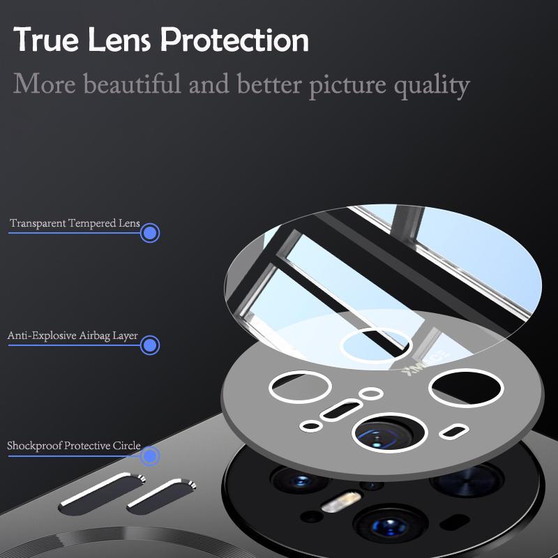 Hard Metal Heat Dissipation Magnetic Wireless Charging Cover For Huawei Mate 70 60 50 40 Pro Cool Protective Back Case