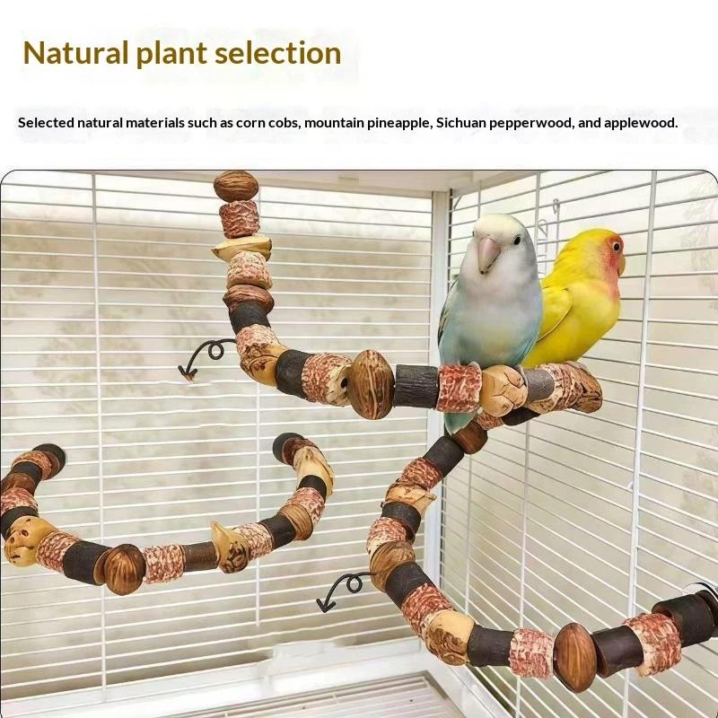 Hamster Toy Hamster Golden Bear Foraging Gnawing Grinding Teeth Wooden Bite String Snack Box Hamster Landscaping Supplies