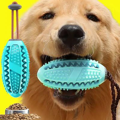 Dog Interactive Rubber Toys For Dogs Chew Toy Pet Teeth Cleaning Training Toys Pet Accessories