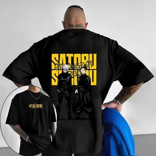 Jujutsu Kaisen Cotton T-Shirt Anime Satoru Gojo Toji Fushiguro Geto Suguru Tee XL