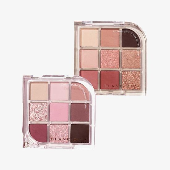 BLANC DIVA Coloring: Me Eyeshadow Palette 9-Color 7.5g (2 Shades)