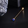 Spiral Buckle Shirt Collar Pin Detachable Neckline Pin Crystal Tie Collar Needle  Men