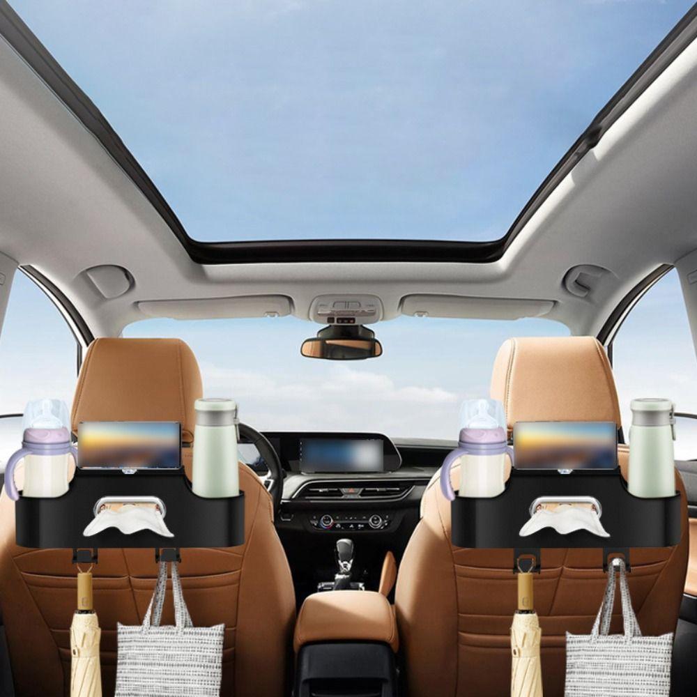 Water-proof Car Drink Cup Holder Phone Stand Holder Car Rear Seat Organizer  Umbrella