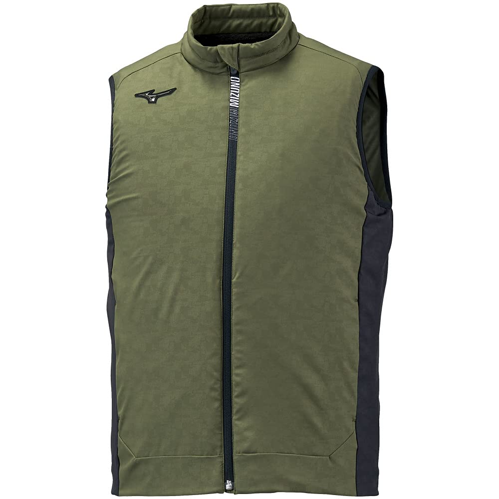 Mizuno Tech Lining Training Size 32ME1537 Men's Vest, Khaki, L,