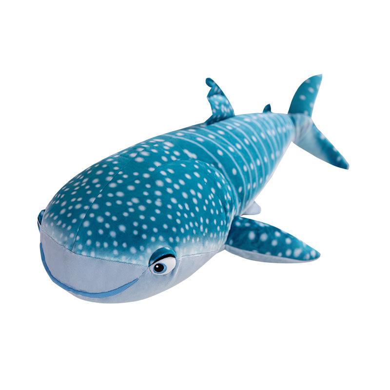 Blue Whale Doll Pillow Cushion White Whale Shark Doll Plush Toy Ragdoll Nap Pillow Children's Gift