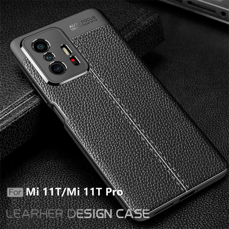Per Cover Xiaomi Mi 11T Custodia Per Mi 11T Capas Bumper Antiurto Morbida TPU Pelle Per Fundas Poco X3 NFC F3 Mi 10T 11T Pro Cover