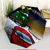 Among Us Print Automatic Open Close Umbrella, Portable Foldable Umbrella, for Outdoor Commute Camping Trip, Ideal Birthday Gift