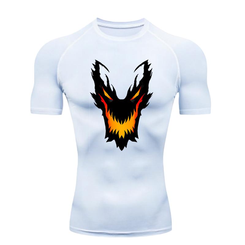 Dragon Demon Design 2026 Men s Sports T-shirt Training Fitness Men s Gym T-shirt Men s Sports T-shirt for Fitness Gym Wear S