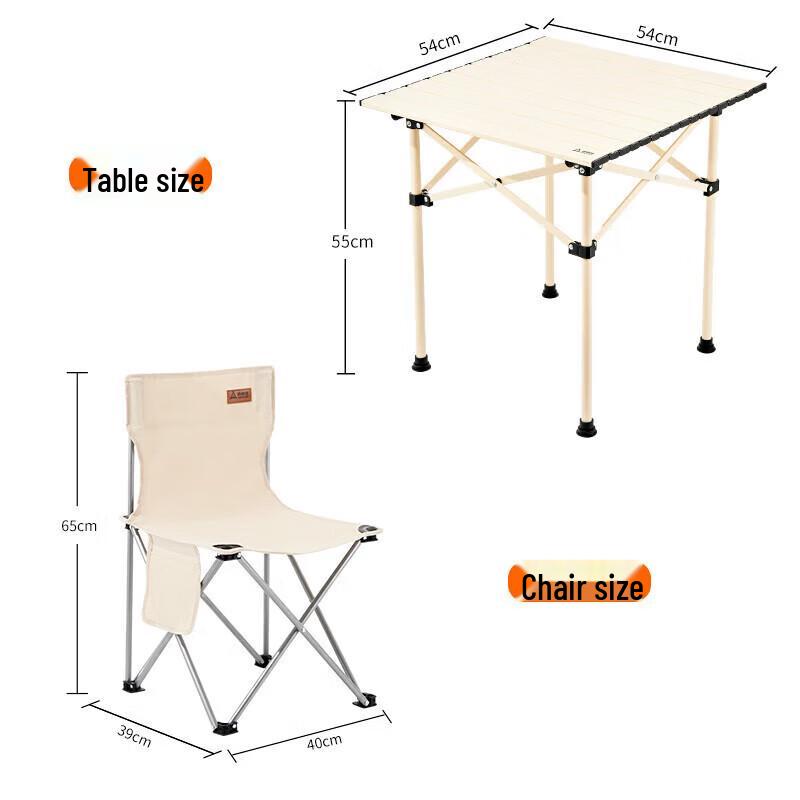 Outdoor Folding Table and Chair Set