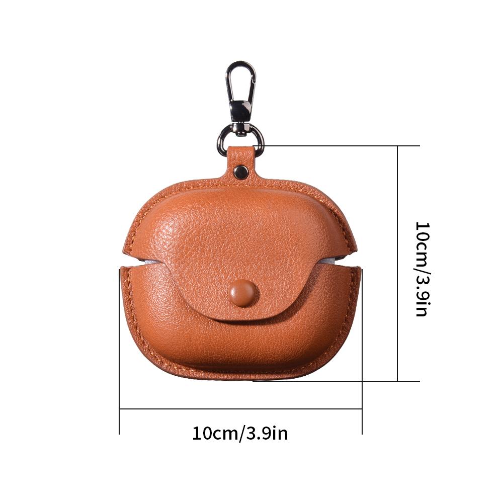 Leather Case for Beats Powerbeats Pro 2 Wireless Earphone Cover Headset Shell Headphone Cover PU Leather Covers for With Hook