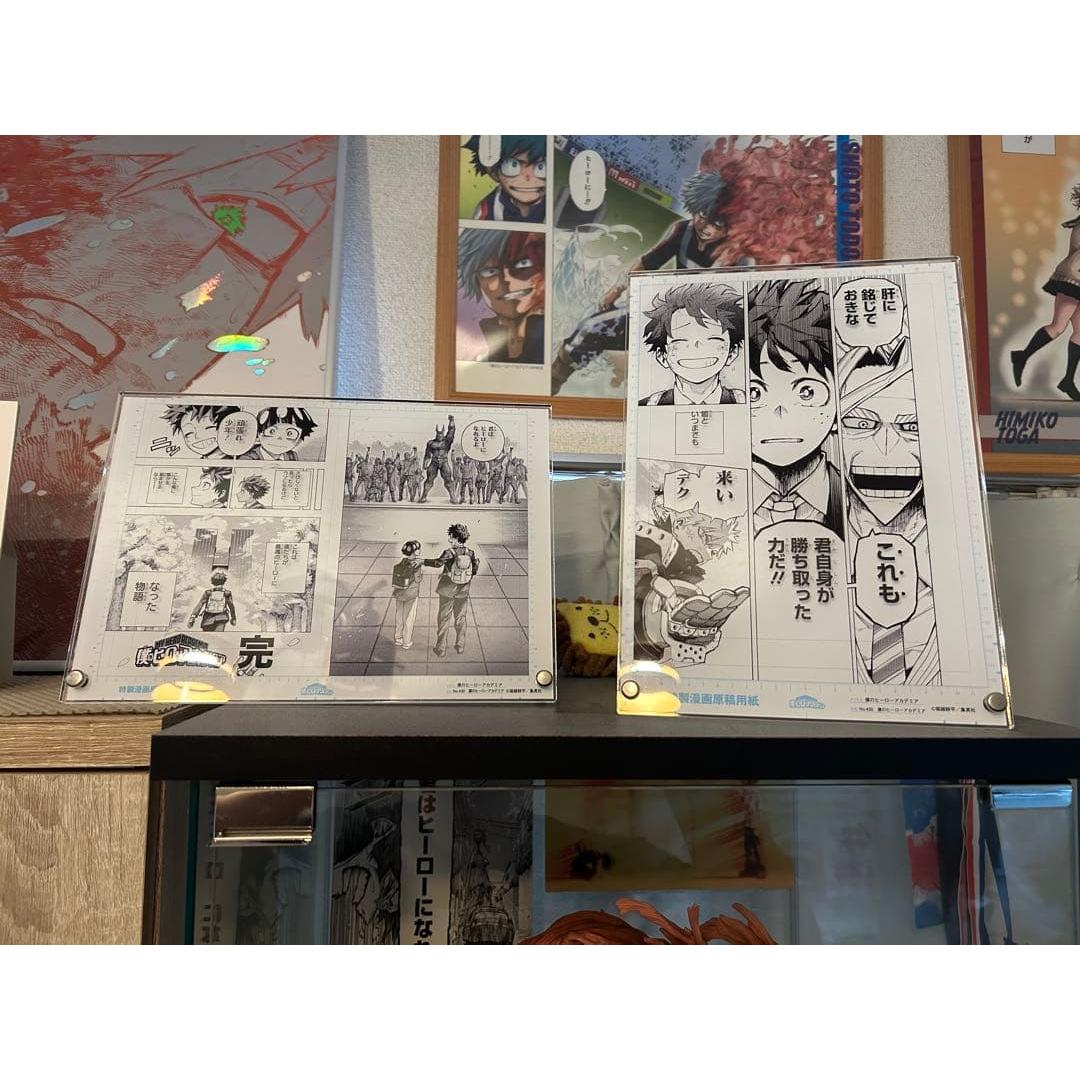 Used My Hero Academia Hero Academia Manuscript Style Acrylic Art Set of 2