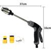 Handheld High Pressure Washer with 360° Rotating Garden Hose Pressure Power Washer Gun Waterblitz Turbowasher for Car Cleaning